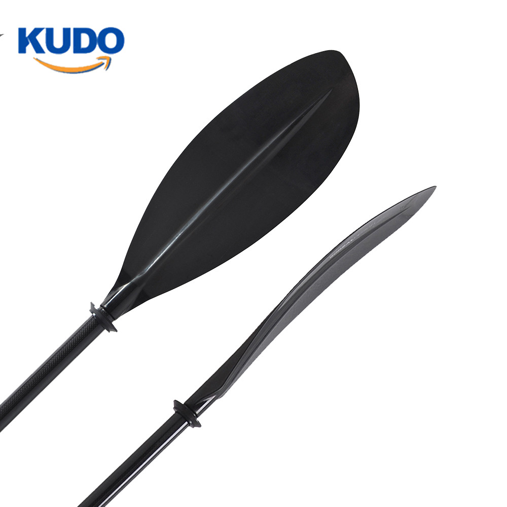Kayak Paddle Carbon - Durability and Lightweight Ovalized Carbon Fiber