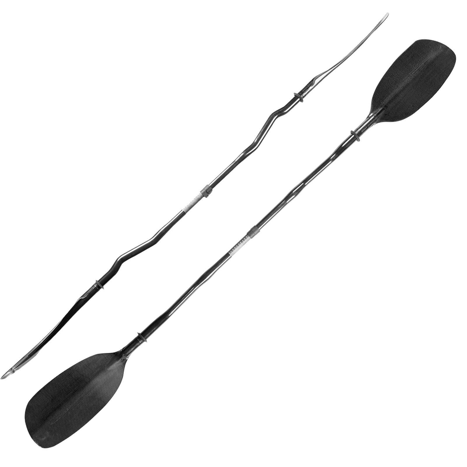 Kayak Paddle Carbon - Full Carbon Kayak Paddle with Bent