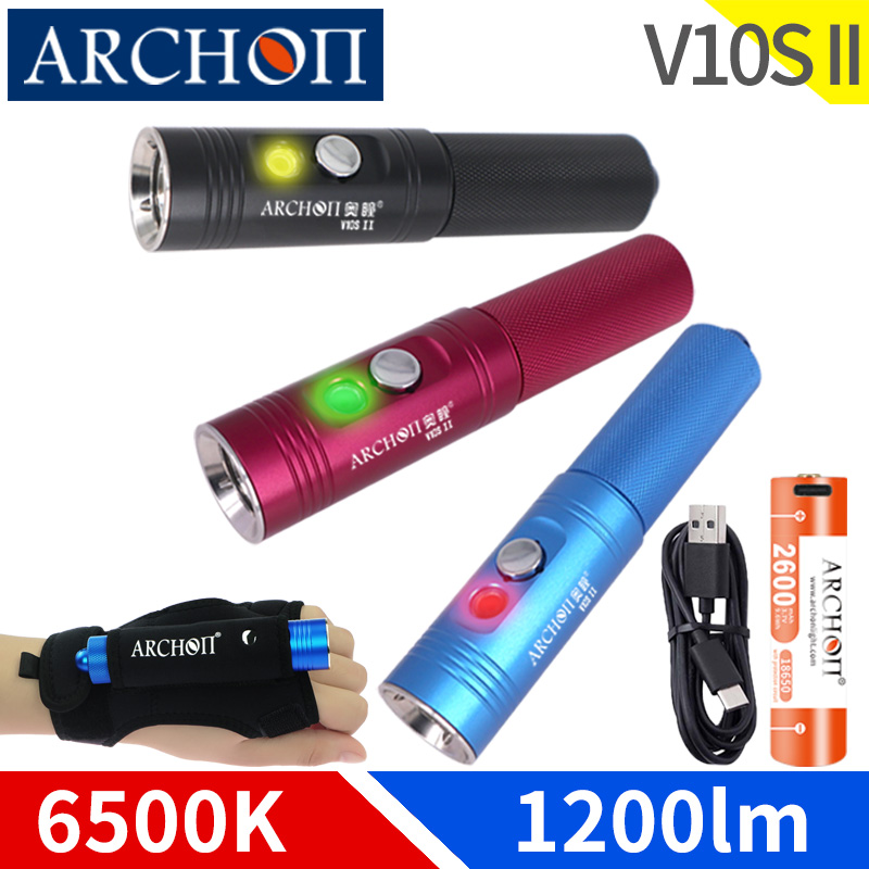 Underwater Flashlight - Archon V10s II Scuba Diving Light