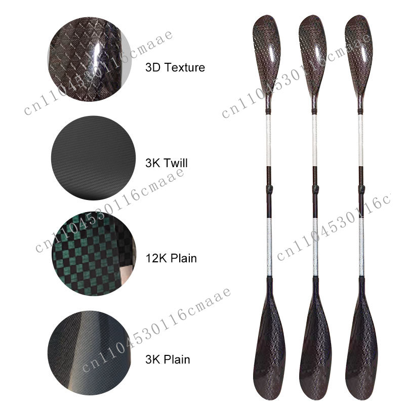 Kayak Paddle Carbon - 2025 2-piece Carbon Foam Composite Double