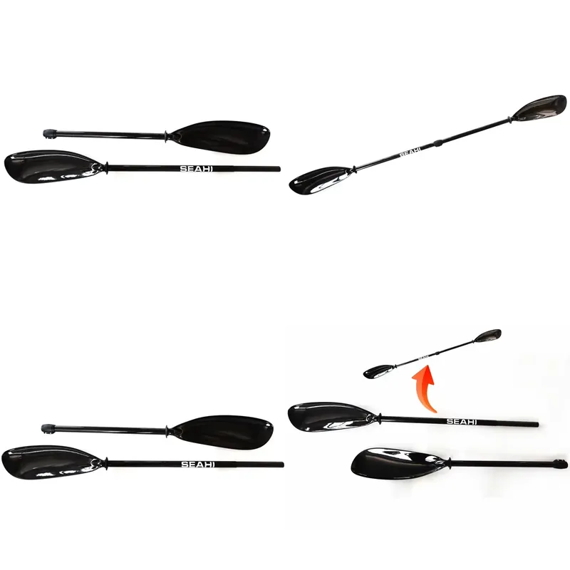 Kayak Paddle Carbon - 2 Sections 100% Carbon Fiber 3K