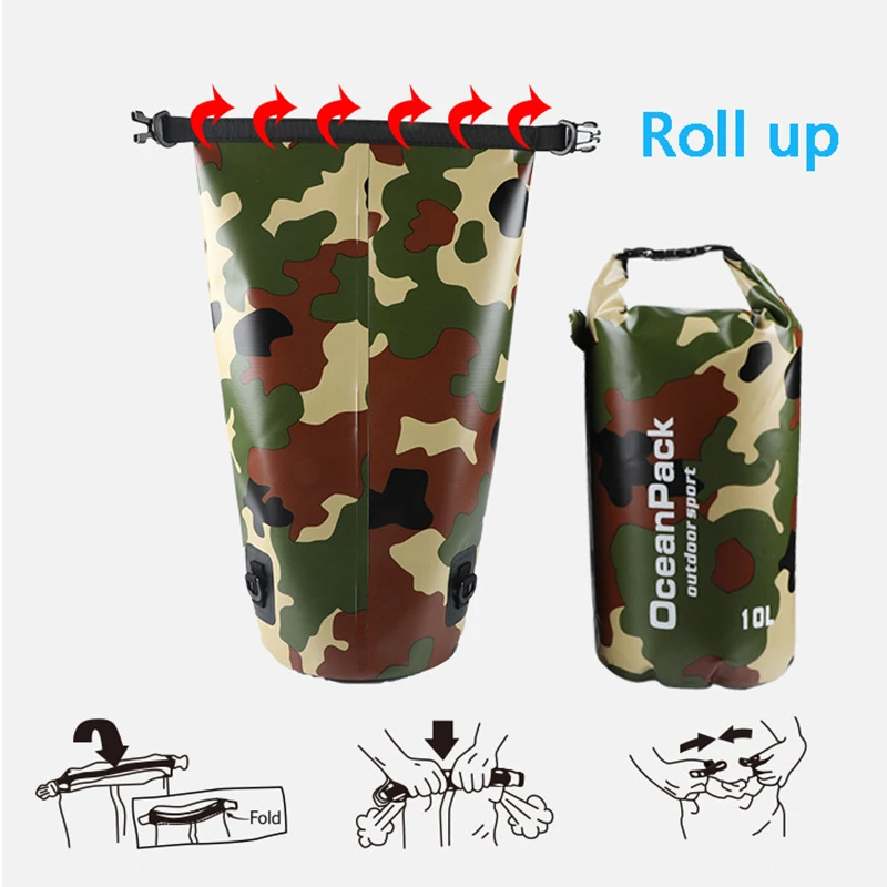 Waterproof Dry Bag Camouflage  - Dry Bag Roll Top ulasan dan harga