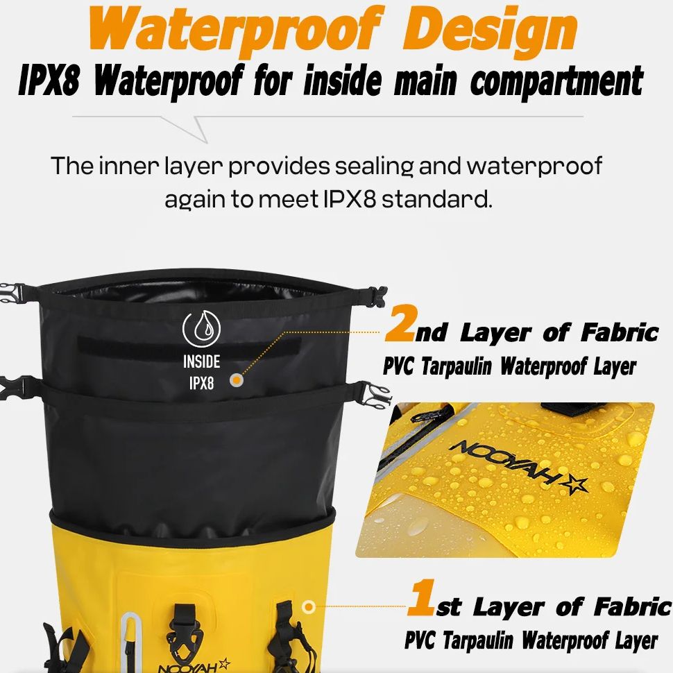 NOOYAH Dry Bag Waterproof Back - Dry Bag Roll Top ulasan dan harga