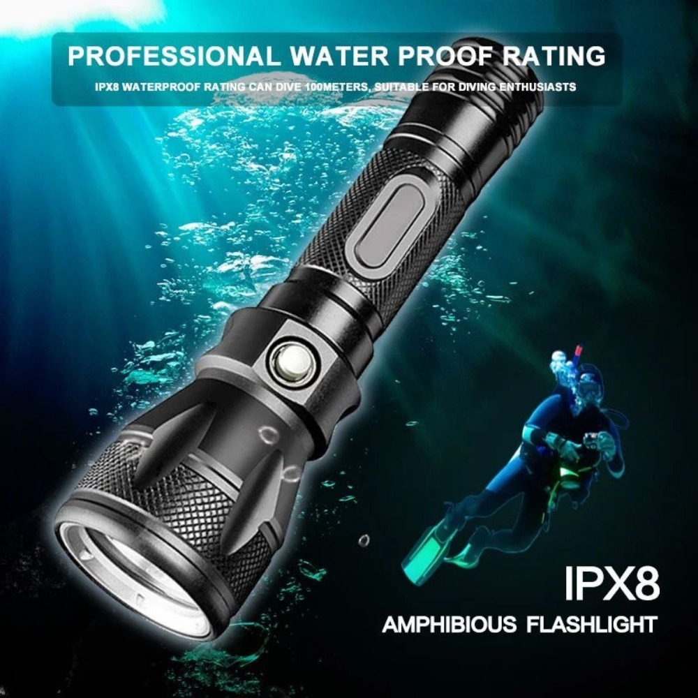 Professional Scuba Diving Flas - Underwater Flashlight ulasan dan harga
