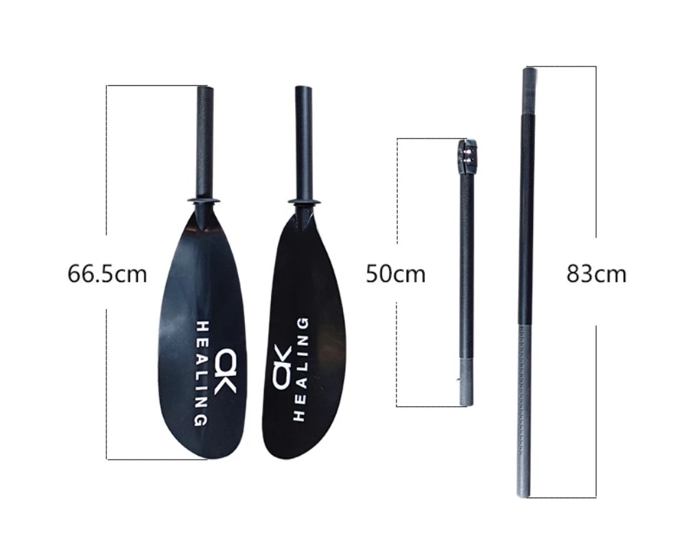 Stock 4-Section Black Carbon 3 - Kayak Paddle Carbon ulasan dan harga