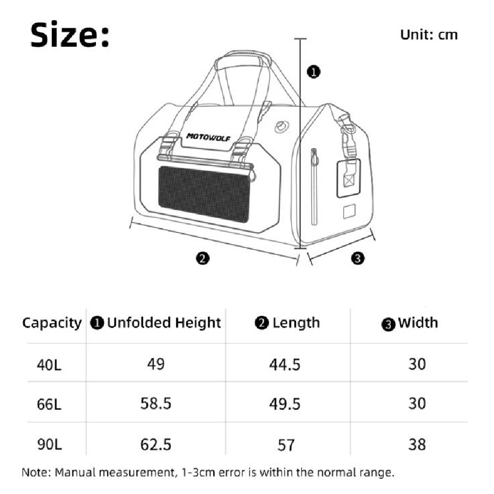Motorcycle Rear Seat Tail Bag  - Dry Bag Roll Top ulasan dan harga